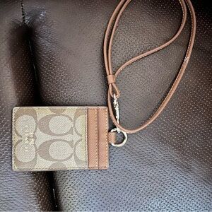 Coach lanyard
